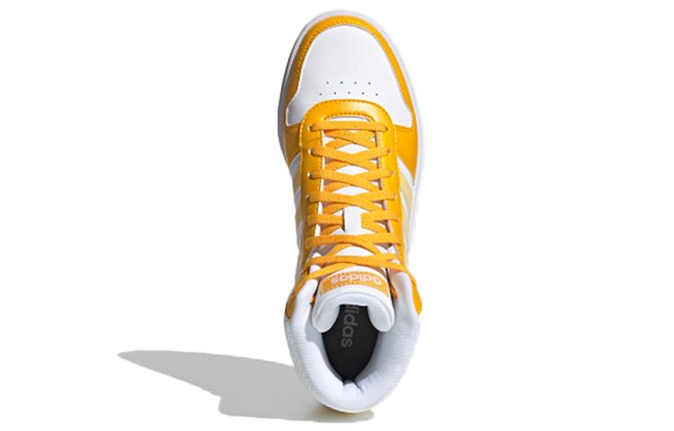 adidas Кроссовки Hoops 2.0 Mid 'Белый Желтый' Женские G55054
