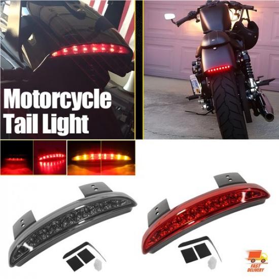 LED Fender Brake Tail Light Turn Signal For Harley Sportster 883 1200 Iron Dyna