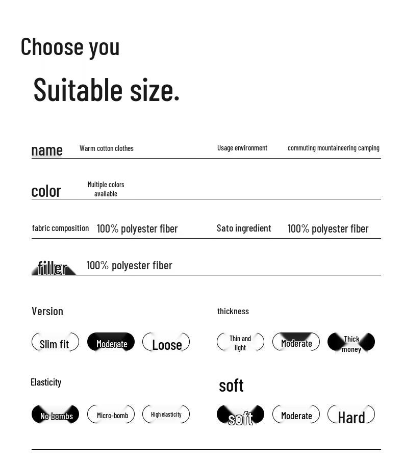 Jeanswest Men's Thickened Stand Collar Padded Jacket