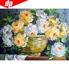 Diamond Painting Full Round Arrival Flowers Diamond Embroidery Full Display Picture