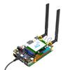 Модуль 4G 3G LTE Mini PCIE MPCIe, беспроводная карта адаптера с двойной антенной, охлаждающий вентилятор, светодиодный светильник для RaspberryPi 4 3 2
