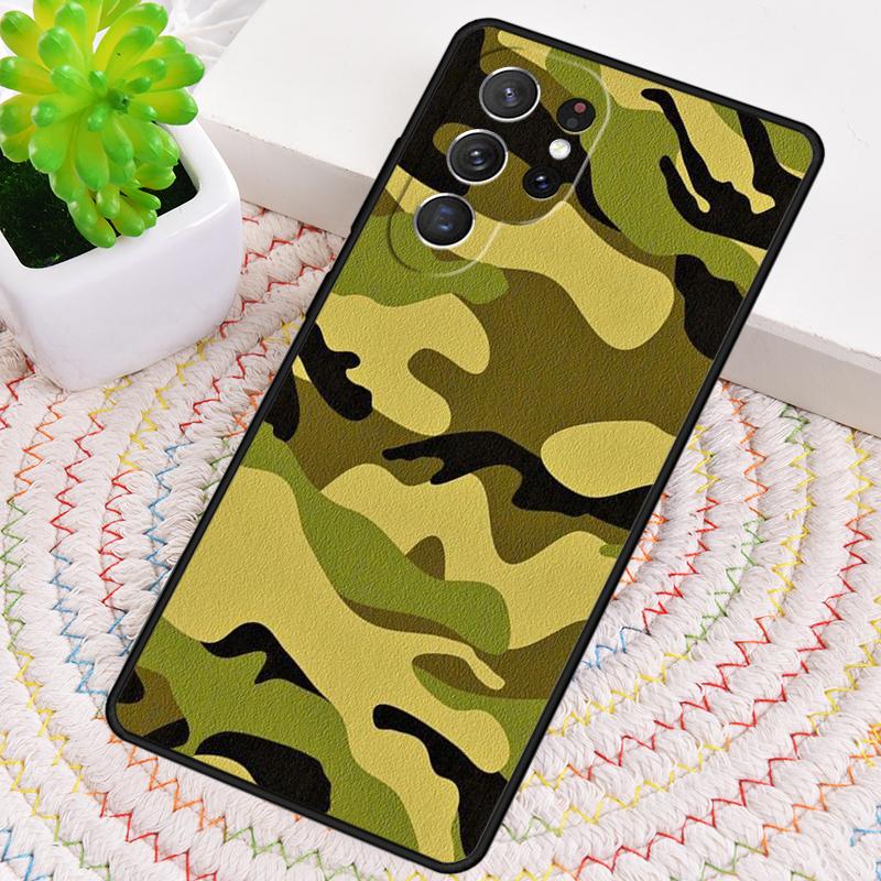 Камуфляжный Модный Чехол для Телефона Samsung Galaxy note 10 pro S26 Ultra S23 S24 FE S25 S21 S22 PLUS ударопрочный Чехол