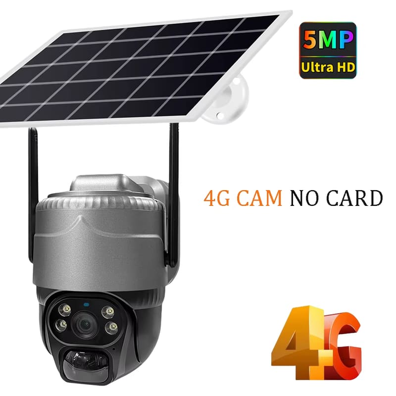 LS VISION Солнечная камера 4G Уличная PIR Обнаружение человека Беспроводная CCTV Низкое энергопотребление Водонепроницаемая Умная Безопасность Видеонаблюдение WIFI IP PTZ Камеры