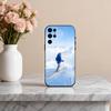 S-Snow M-Mountain Skiing Ski Phone Case For Samsung S25,24,23,22,30,21,10,9,Ultra,Plus,Lite,FE,4,5 G Soft Black Case