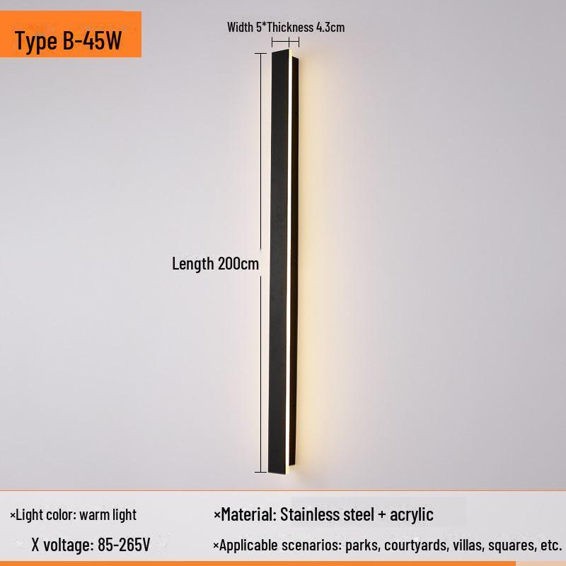 Водонепроницаемый светодиодный уличный настенный светильник для виллы и сада