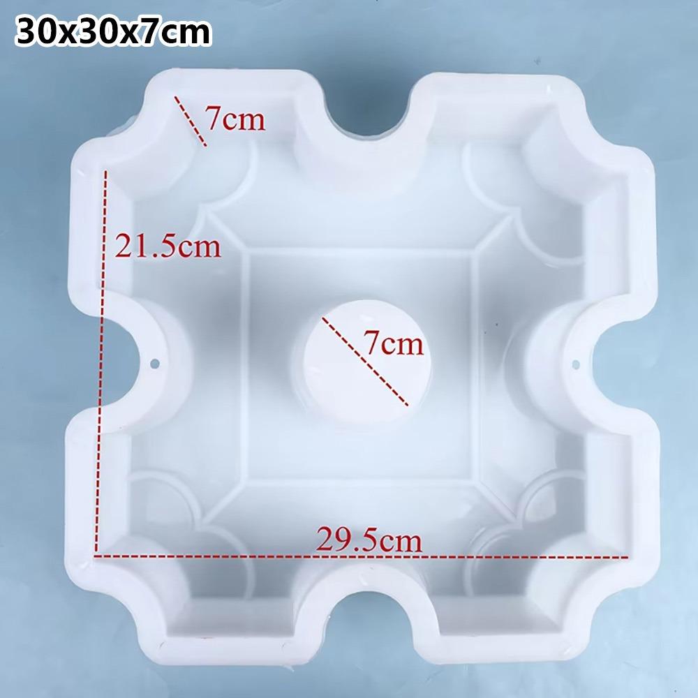 1Pcs 25x6cm Stepping Stone Paver Plastic Concrete Path Maker Mold For Lawn Patio Yard Garden