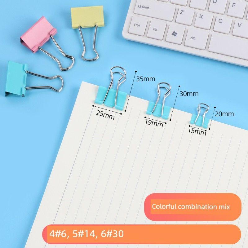 Series Medium Financial Files Strong Colorful Long Tail Clip