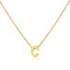 Stainless Steel Initial Necklace for Women Men Gold Color Cut Letters Single Name Choker Necklace Jewelry Gift Dropshipping