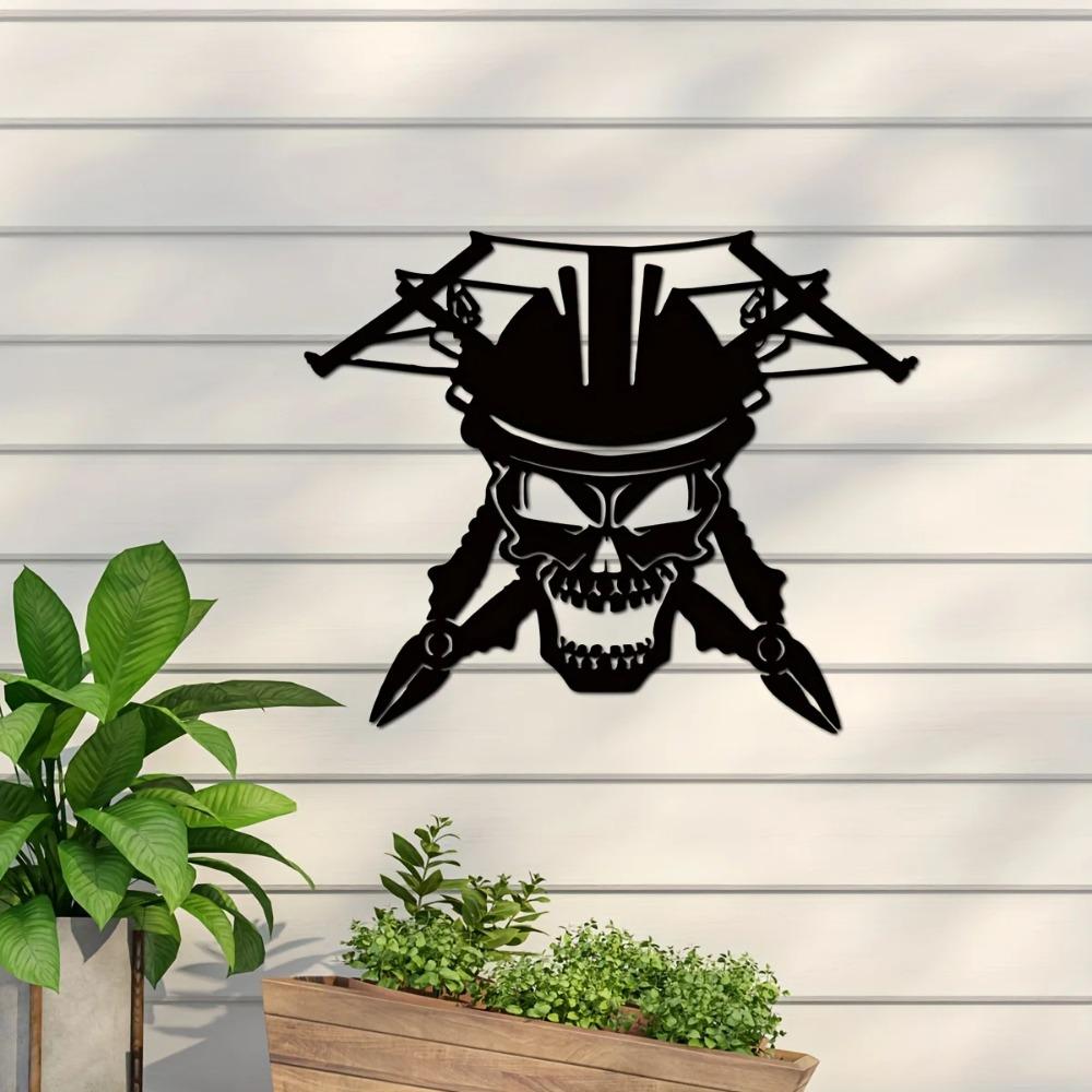 Декор пещеры человека-черепахи Lineman Bad Dog Metalworks Уникальный домашний декор для признательности Lineman, идеальные подарки для него