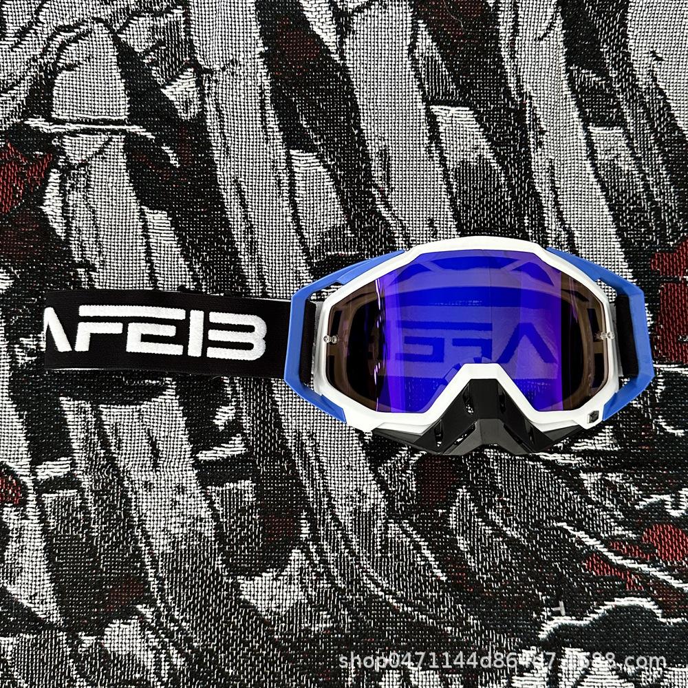 NAFEIB Motorcycle goggles for outdoor sports, off-road, windproof, for men and women riding motorcycles