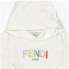 Fendi Укороченное детское худи с логотипом Jfh153 5v0 F0tu9