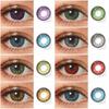 Colored Eye Lenses Color Contact Lenses for Eyes Cosmetic Beauty Pupils Red Cosplay Lenses 1 Pair Color Lenses