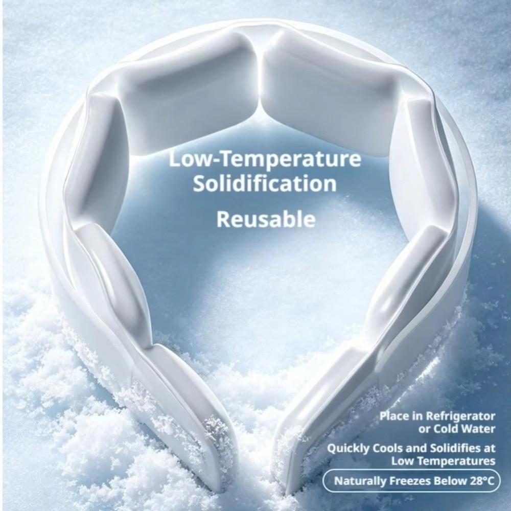 No Battery Neck Cooling Ring Reusable Body Cooler New Ice Neck Ring  for Sports Travel