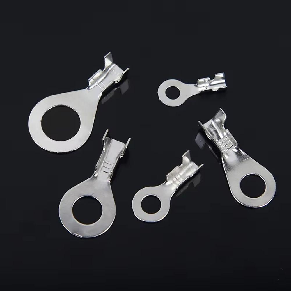 100 шт. Луженые кольцевые наконечники M3/M4/M5/M6/M8 Проводной соединитель Новый клеммный блок DJ431