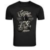 Винтажная Мотоциклетная Графическая Футболка Cafe Racer