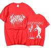 Hiphop metal gothic rock printed Tshirt fashionable and loose fit suitable for streetwear summer casual and sports wear