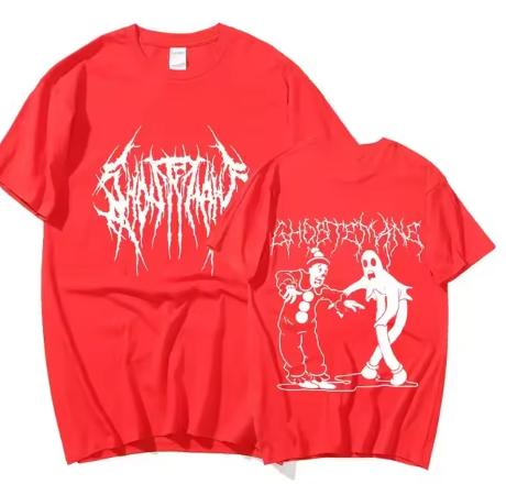 Hiphop metal gothic rock printed Tshirt fashionable and loose fit suitable for streetwear summer casual and sports wear