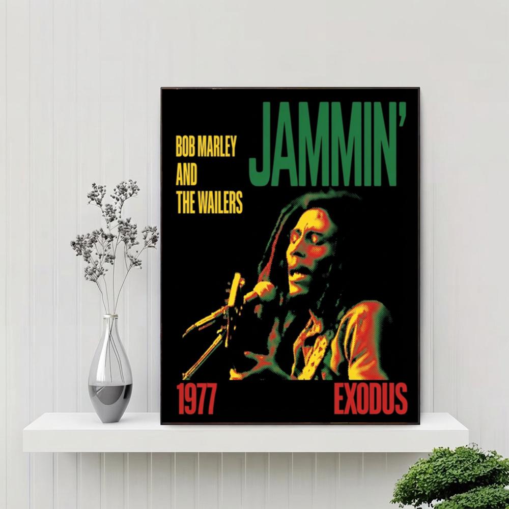 Bob Marley One Love Reggae Music 5D Diy Diamond Painting Round Diamond Diy Frameless Holiday Artwork Suitable For Home Office Wall Decoration