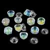 1Pcs Rainbow Crystal Clear Acrylic Liquid Dish Tappen Dish Glass Cup With Lid Bowl For Acrylic Powder Monomer Nail Art Tool