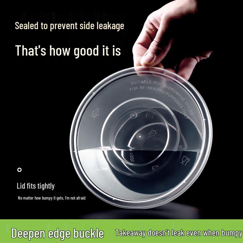 Disposable Round Plastic Food Container