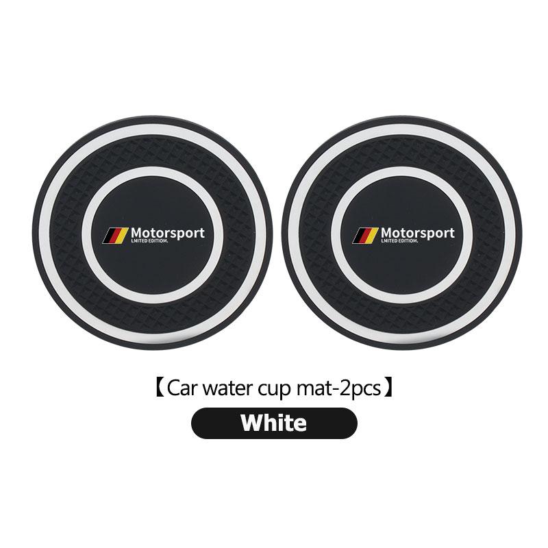 For BMW 2pcs Car Silicone Coaster Water Cup Anti-slip Pad Accessories X1 X3 X5 E39 E46 E90 F20 E60 F30 E36 F10 E87 E70 E91