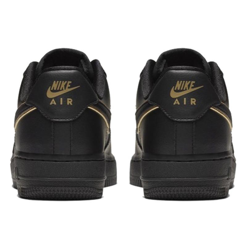 Nike Женские кроссовки Air Force 1 Low Черный Золотой Свуш AO2132-005
