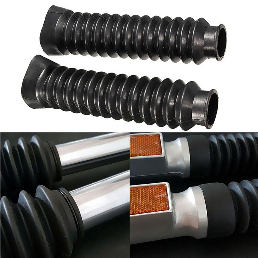 1Pair Fashion Universal New Front Fork Cover Motorcycle Rubber Protector Gaiters Boots Case