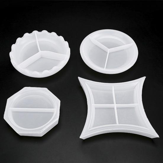 Эластичная эпоксидная силиконовая форма неправильной формы, форма для художественных ремесел, изготовление блюда для хранения