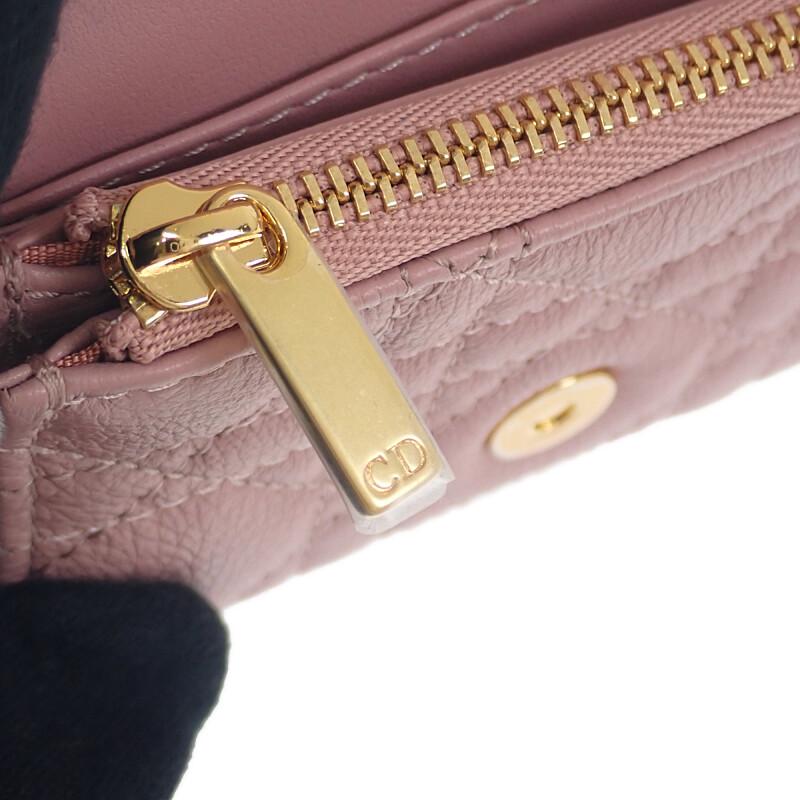 Dior S5132UWHC77P Bifold Wallet Pink Women