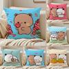 Наволочка P-Panda Bubu And Dudu Наволочка против пылевых клещей Невидимая молния Шелковистый короткий плюш Чехол на диванную подушку