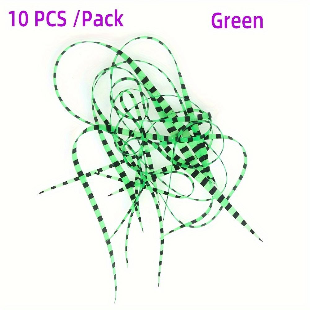 10 шт. Силиконовые юбки Стримерные приманки Трейлеры Интегрированные спиннербейты Баззбейты Резиновые джиговые приманки Материалы для вязания мушек