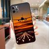 Чехол для телефона с изображением самолета для iPhone 17 Air 16 15 13 11 12 14 Pro Max mini 15 16 Plus 16e Защитный чехол