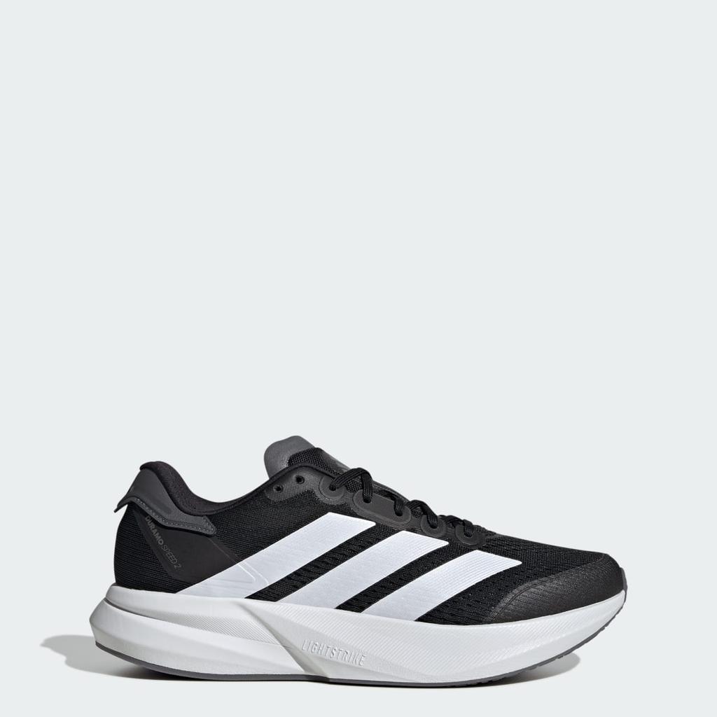 adidas Adizero Duramo Speed 2 Running IH8201 Unisex Performance Sports Shoes Core Black / Cloud White / Grey Five