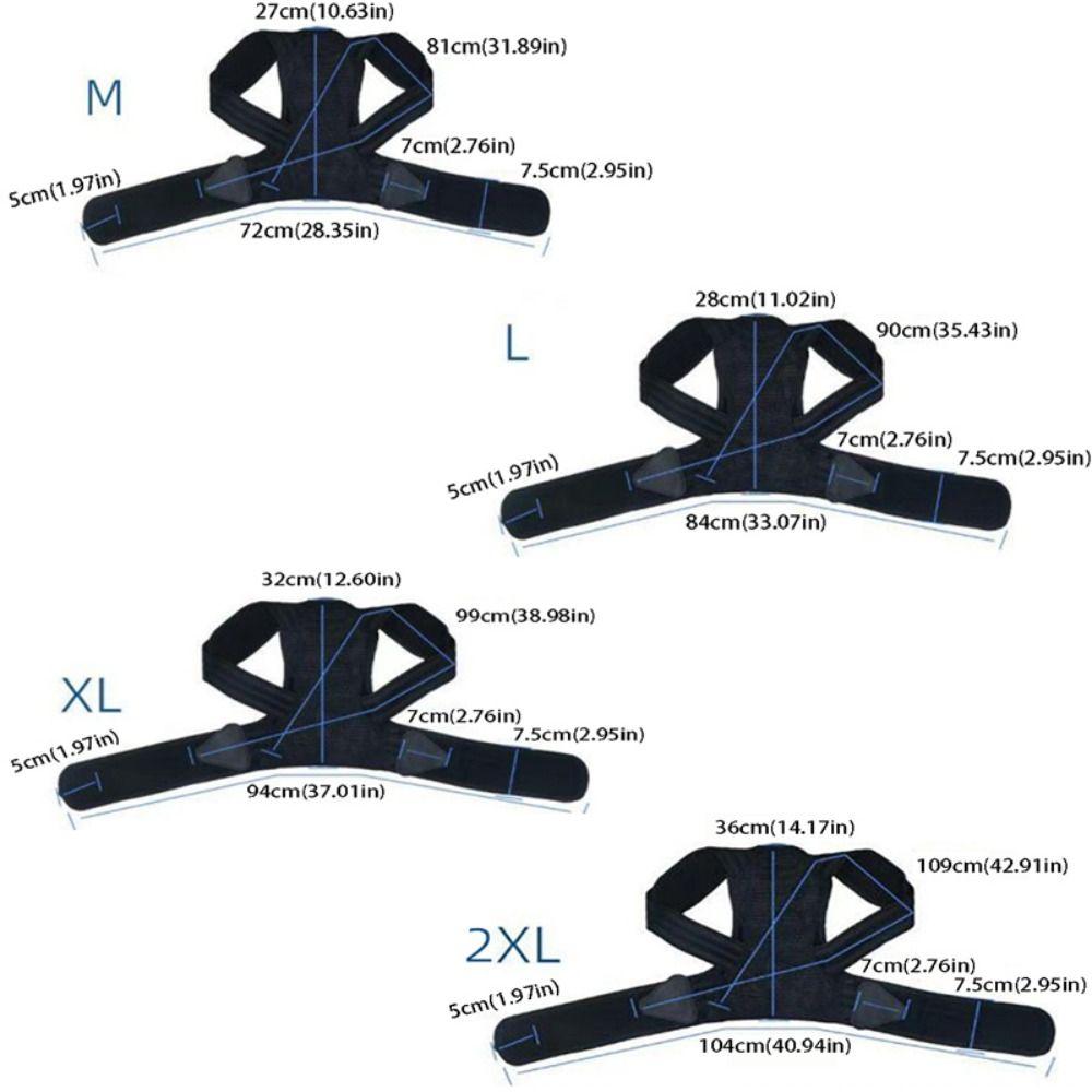 Comfortable Posture Corrector Adjustable Shoulder Straightener Lumbar Support Belt Improve Posture