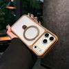 Magnetic Bracket Phone Case for iPhone 15 12 11 13 14 16 17 Air Pro Max 16 15 14 Plus Magsafe Stand Armor Protection Cover