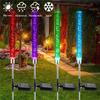 10PCS Acrylic Bubble Solar Pathway Lawn Lamp RGB Garden Outdoor Solar Light Waterproof RGB Color Changing LED Solar Lights