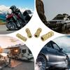Высокопрочный латунный фитинг для тормозной трубки без развальцовки 4,76 мм Двойной резьбовой соединитель тормозной трубки для автомобиля Грузовика Совместимость