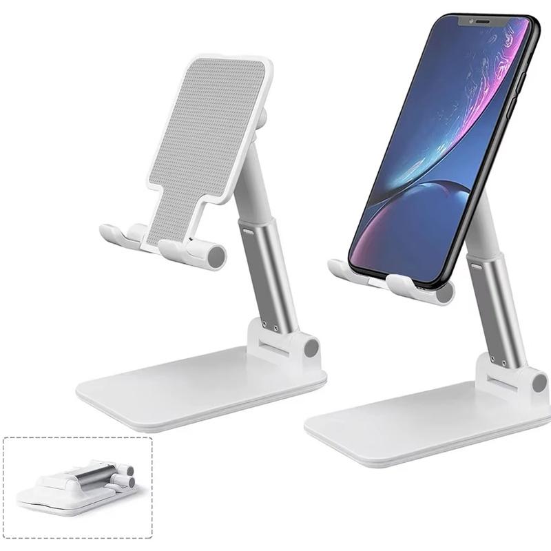Foldable Desktop Mobile Phone Holder Adjustable Lazy Tablet Stand Universal Cell Phone Bracket For IPhone Huawei Realme OnePlus