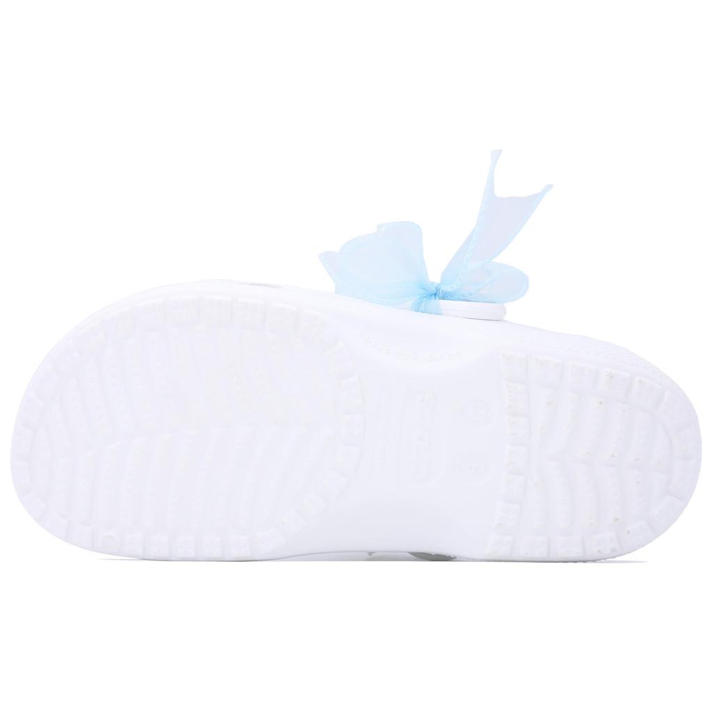 Crocs Классические клоги мягкий лед SDS макаронная цветовая гамма освежающие и удобные милые сказочные туфли с отверстиями для мужчин и женщин белые