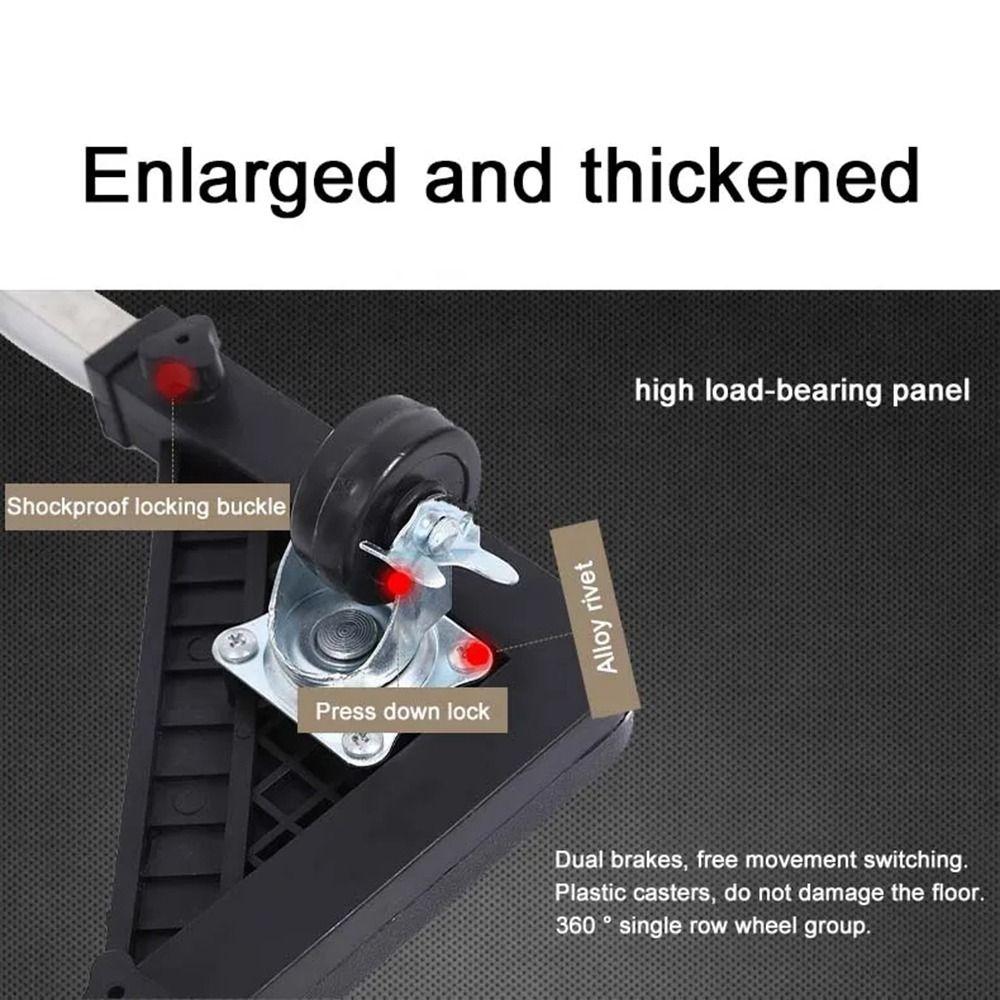 4 Locking Wheels Universal Wheel Mobile Rack Retractable Washing Machine Holder Dryer