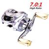 Катушка для заброса наживки, левая и правая, рыболовные катушки для морской воды