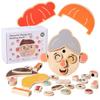 Jigsaw Toys Wooden Face Changing Blocks Montessori Shape Matching Game  Birthday Gifts