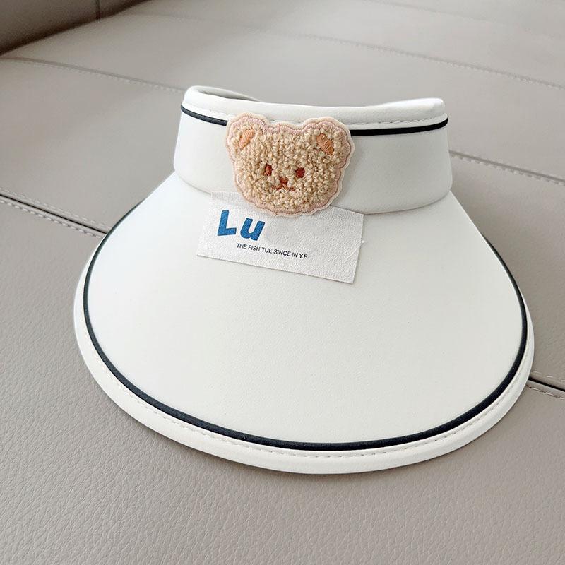 Летний солнцезащитный козырек-шляпа для девочек: Круглая и стильная детская шляпа от солнца