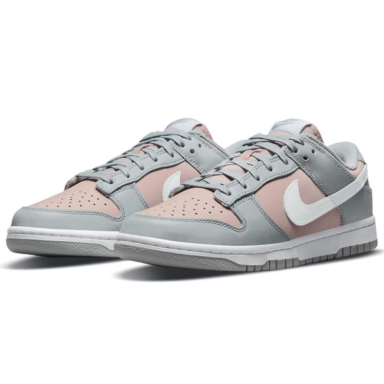 Nike Dunk Low Soft Серые Розовые Женские Кроссовки DM8329-600