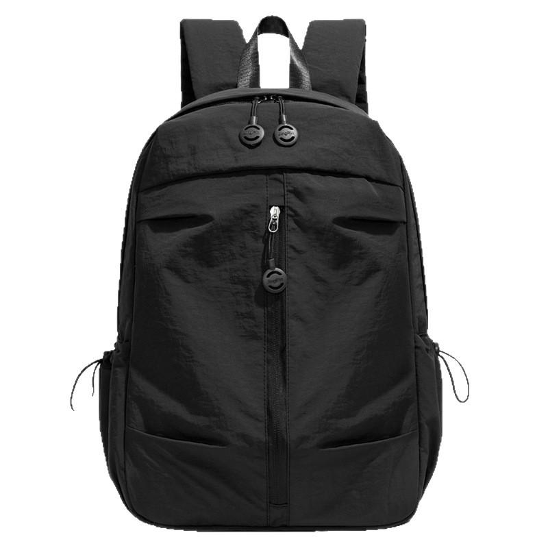 High Capacity Student Backpack – Versatile, Stylish, Lightweight Travel Bag In Solid Colors