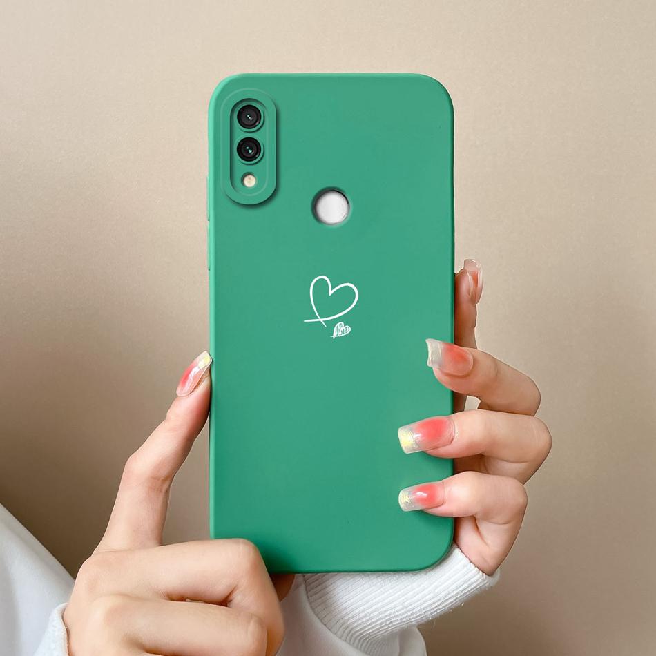 For Redmi Note 7 Pro 7S Case Butterfly Soft Liquid Silicone Camera Protection Back Cover For Xiaomi Redmi Note 7 S 7Pro Funda