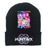 KPOP Witch Hunt Group Knitted Hats, Autumn and Winter Rolled-up Woolen Hats, Outdoor Warm Pullover Winter Hats, Cold Hats