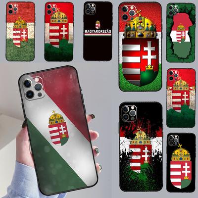 Чехол для телефона с флагом Венгрии для iPhone 16 11 12 13 14 15 Pro 12 13 Mini X XR XS Max Plus Чехол Coque