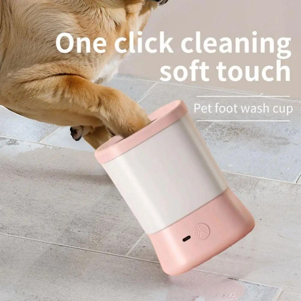 Intelligent Cleaning Automatic Pet Foot Washer Electric Powered Pet Foot Washing Cup Beauty Care