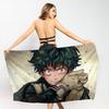 Passionate Anime My Hero A-Academia Bath Towel Microfiber Soft Water Absorbing Breathable For Girl Kids Cartoon Beach Towel